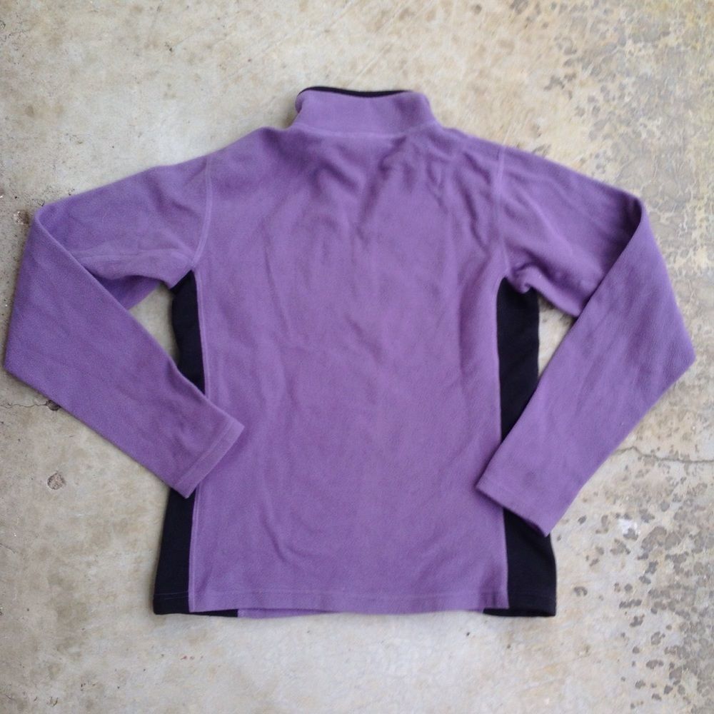 The North Face lightweight fleece 1/4 zip purple M - Picture 6 of 6